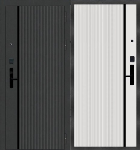 M9 ФЛП-39 Черная шагрень - ФЛП-39 Velluto Bianco AG 700